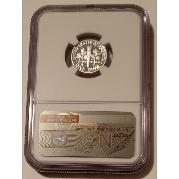 2022 S Silver Roosevelt Dime Proof PF70 UC NGC First Releases Portrait Label - Picture 2 of 2